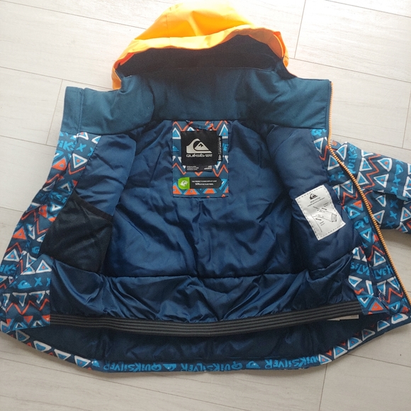 Quiksilver NEW Little Mission Snow Jacket Pyramid Blue - Picture 8 of 11